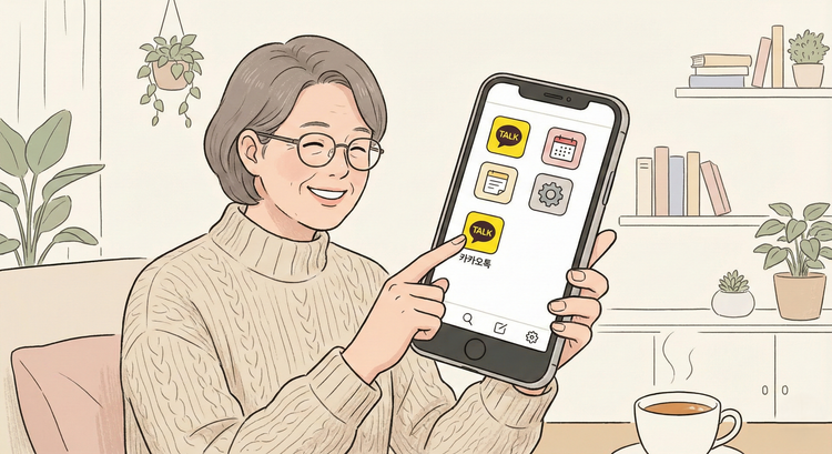 카톡만 쓸 줄 알아도 됩니다